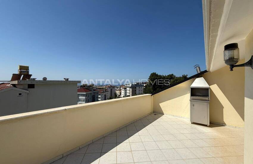 Квартира на крыше с видом на море и город в Алании 15