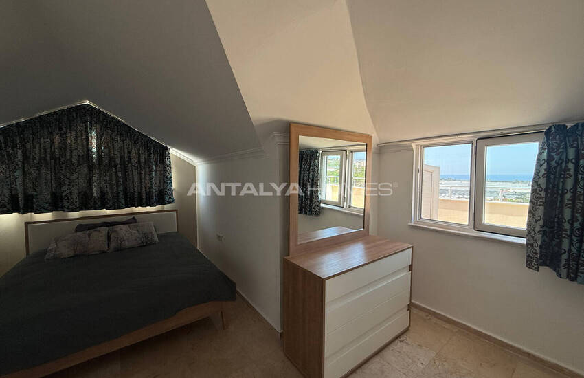 Möblierte Wohnung Mit Panoramablick Auf Die Stadt In Demirtaş 14