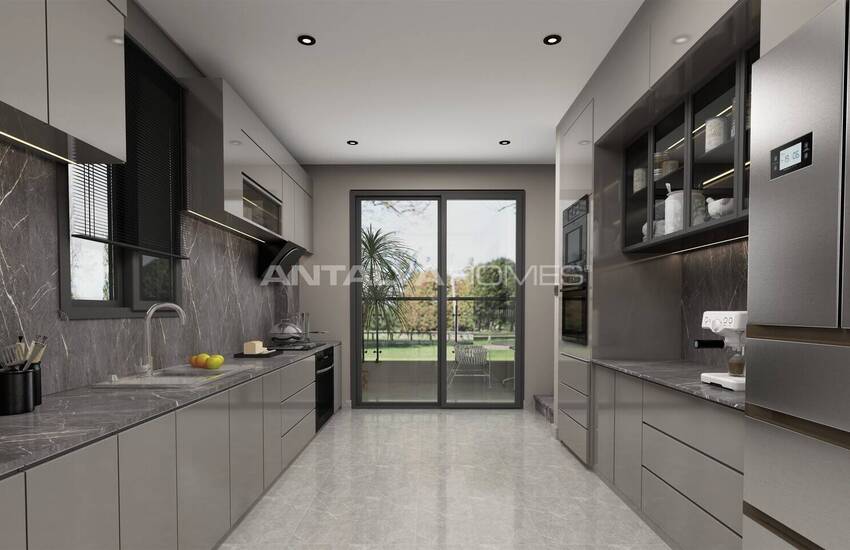 Стильные квартиры с видом на горы в Алании, Кестель 24