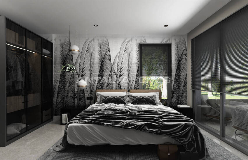 Стильные квартиры с видом на горы в Алании, Кестель 25