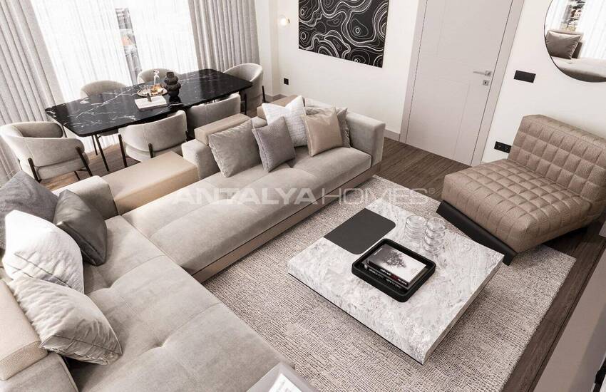 آپارتمان در نزدیکی بیمارستان شهر در کپز آنتالیا 13