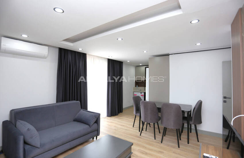 Меблированная квартира рядом с торговым центром в Муратпаше 10