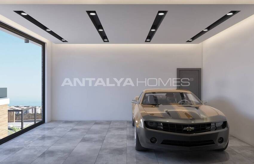 Sea View Houses with Pool for Sale in Alanya 32