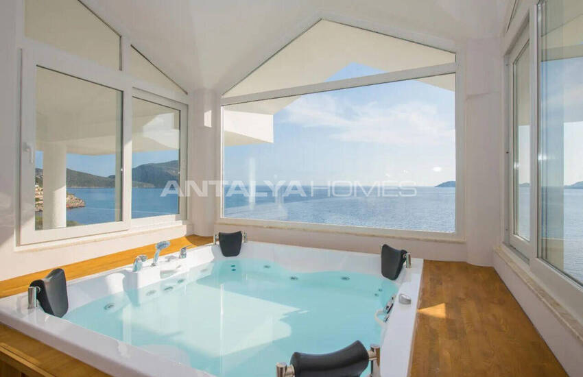 منزل مطل على البحر مع مسبح خاص في كالكان، أنطاليا 23