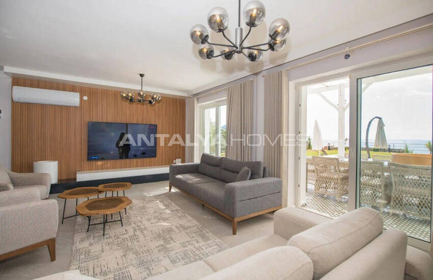 منزل مطل على البحر مع مسبح خاص في كالكان، أنطاليا 14