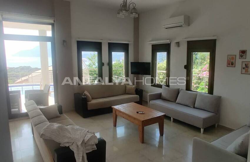 Elegante Villa Met Zwembad En Zeezicht In Kas Antalya 25