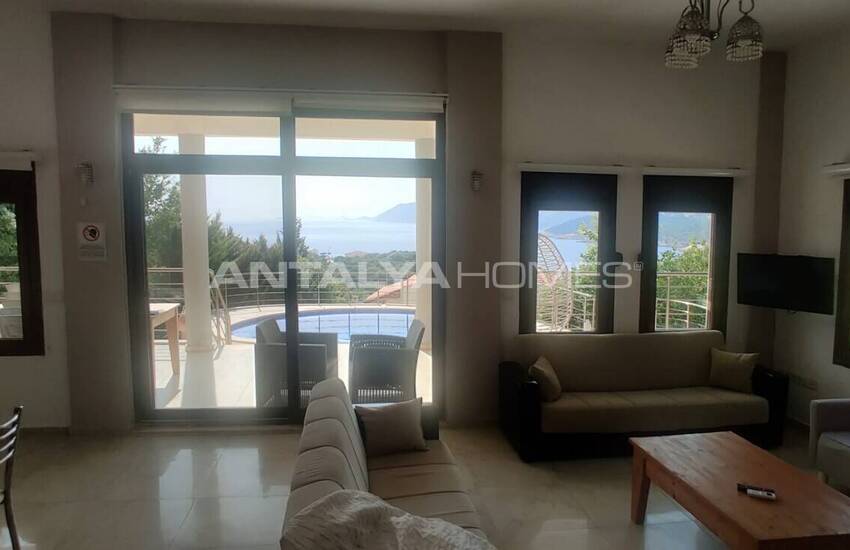 Elegante Villa Met Zwembad En Zeezicht In Kas Antalya 26