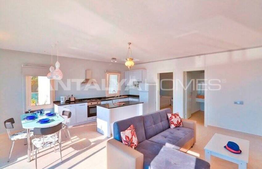 Furnished 2-bedroom Houses with Sea View in Kaş Antalya 14