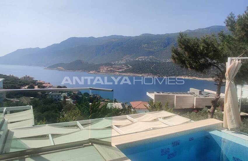 Furnished 2-bedroom Houses with Sea View in Kaş Antalya 36