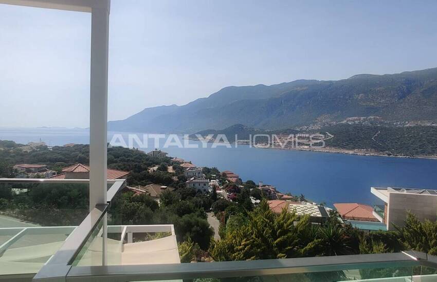 Furnished 2-bedroom Houses with Sea View in Kaş Antalya 38