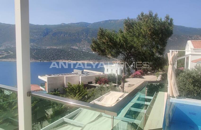 Furnished 2-bedroom Houses with Sea View in Kaş Antalya 40