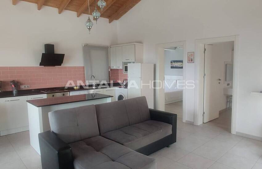 Furnished 2-bedroom Houses with Sea View in Kaş Antalya 16