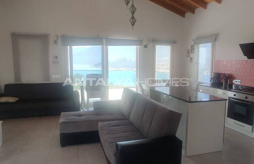 Furnished 2-bedroom Houses with Sea View in Kaş Antalya 17