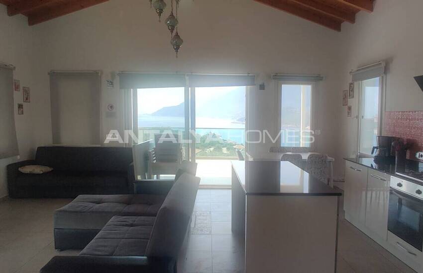 Furnished 2-bedroom Houses with Sea View in Kaş Antalya 19