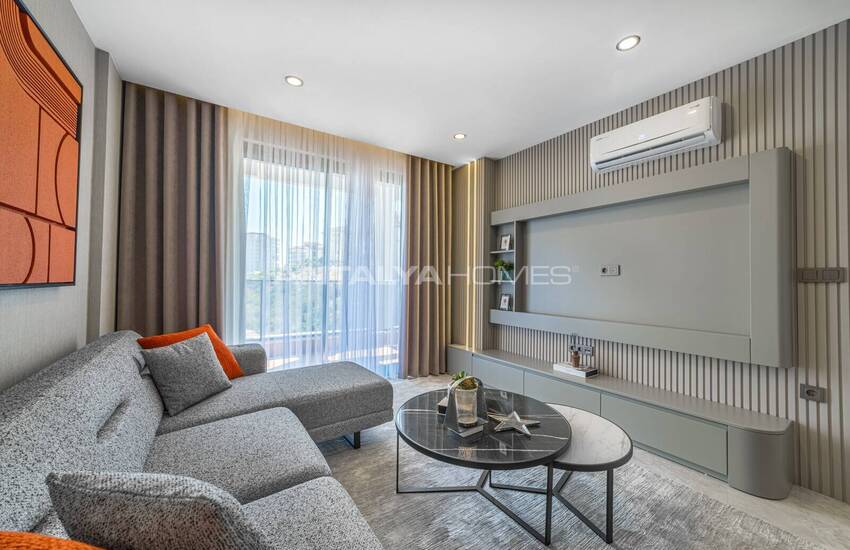 Sea-view Flats in a Complex in Alanya Tosmur 27