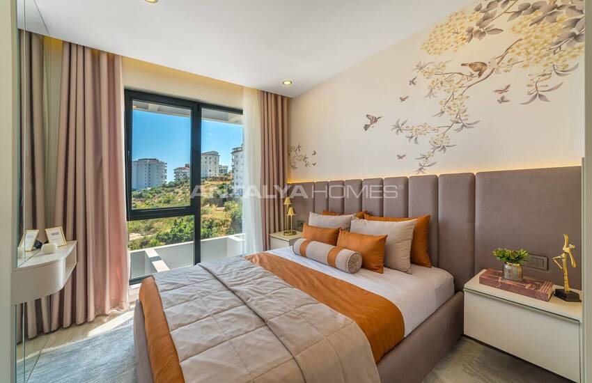 Sea-view Flats in a Complex in Alanya Tosmur 29