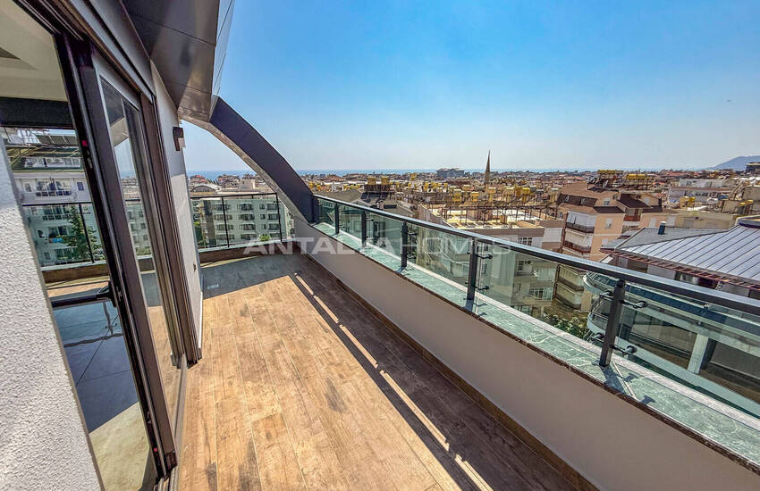 Zeezicht Appartementen In Omheind Complex In Alanya 27