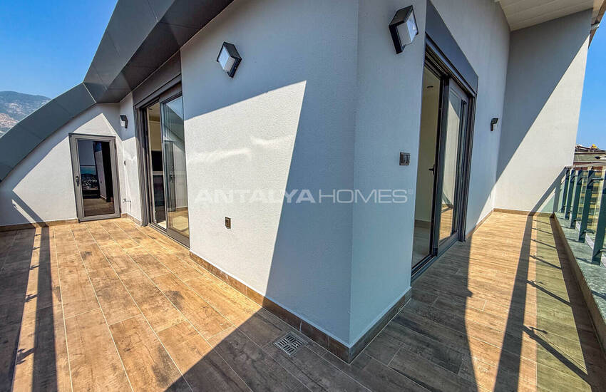 Zeezicht Appartementen In Omheind Complex In Alanya 25