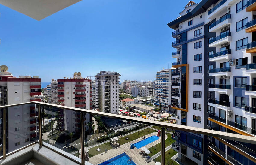 آپارتمان‌های با منظره دریا در محمودلار مرکزی، آلانیا 27