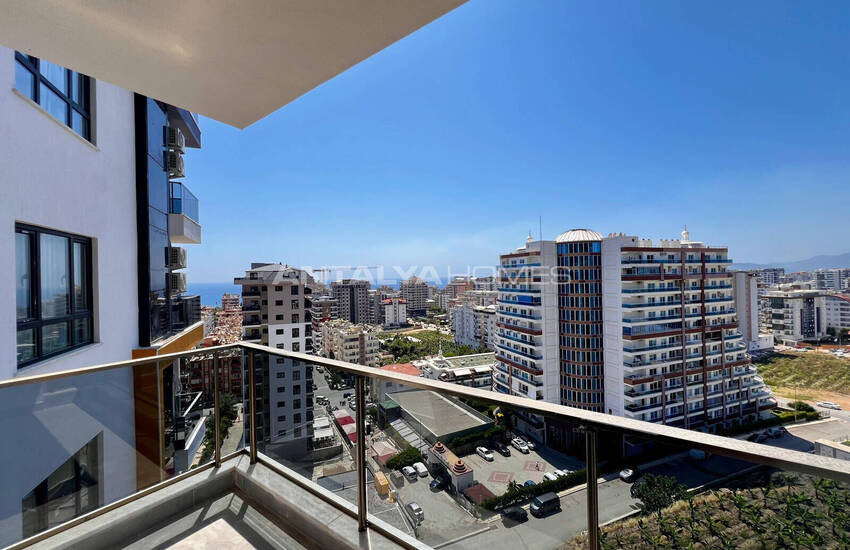 آپارتمان‌های با منظره دریا در محمودلار مرکزی، آلانیا 25