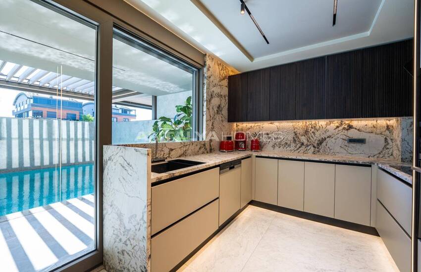 Отдельные дома с садами и бассейнами в Кунду Анталии 9