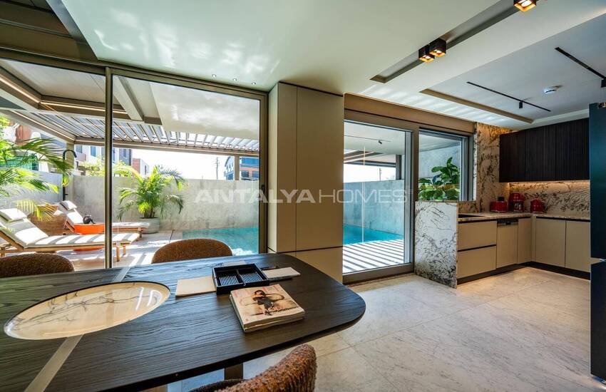 Отдельные дома с садами и бассейнами в Кунду Анталии 10