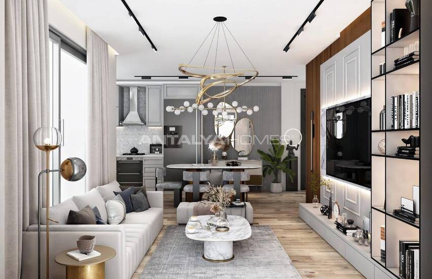 Antalya Havalimanı'na Yakın Havuzlu Daireler 15