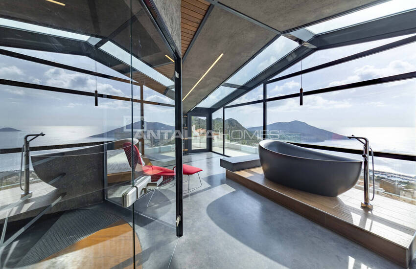 Elegant Sea View Custom Design Villa in Kalkan Antalya 30