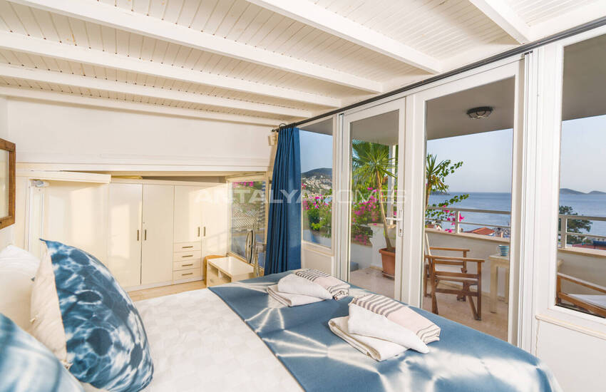 Потрясающий дом с видом на море и природу в Калкане, Анталия 29