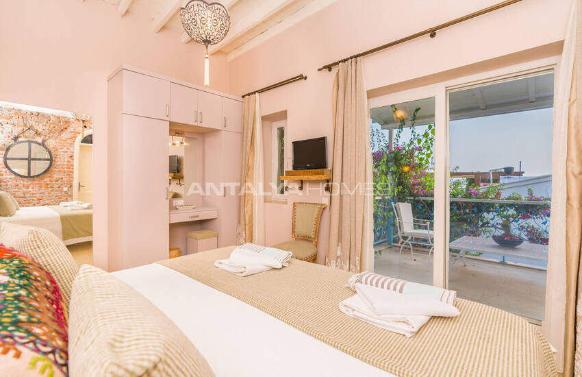 Потрясающий дом с видом на море и природу в Калкане, Анталия 31