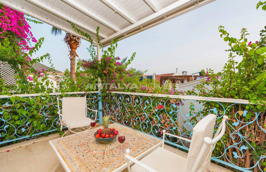 Потрясающий дом с видом на море и природу в Калкане, Анталия 43