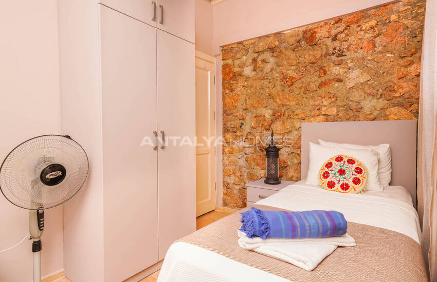 Потрясающий дом с видом на море и природу в Калкане, Анталия 35