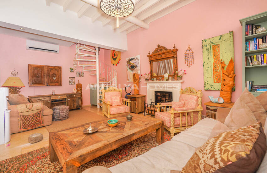 Потрясающий дом с видом на море и природу в Калкане, Анталия 12