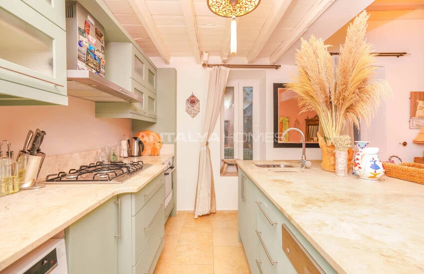 Потрясающий дом с видом на море и природу в Калкане, Анталия 20