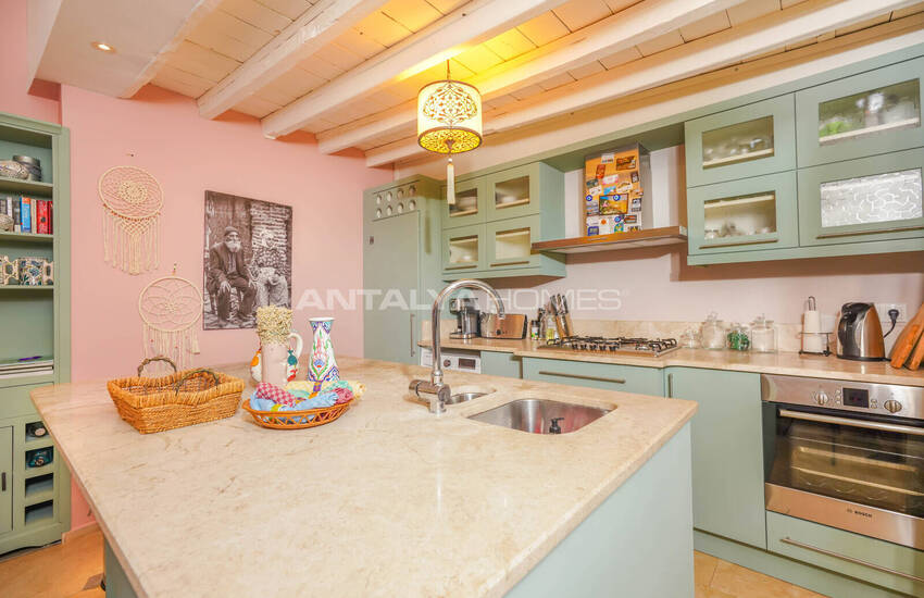 Потрясающий дом с видом на море и природу в Калкане, Анталия 18