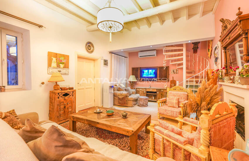 Потрясающий дом с видом на море и природу в Калкане, Анталия 13