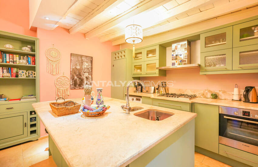 Потрясающий дом с видом на море и природу в Калкане, Анталия 19