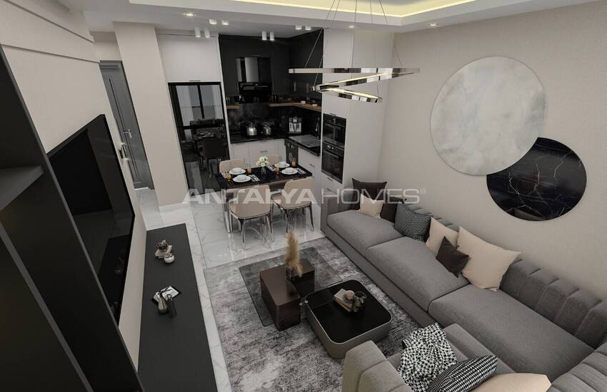 Flats for Sale Close to the Sea in Tosmur, Alanya 9