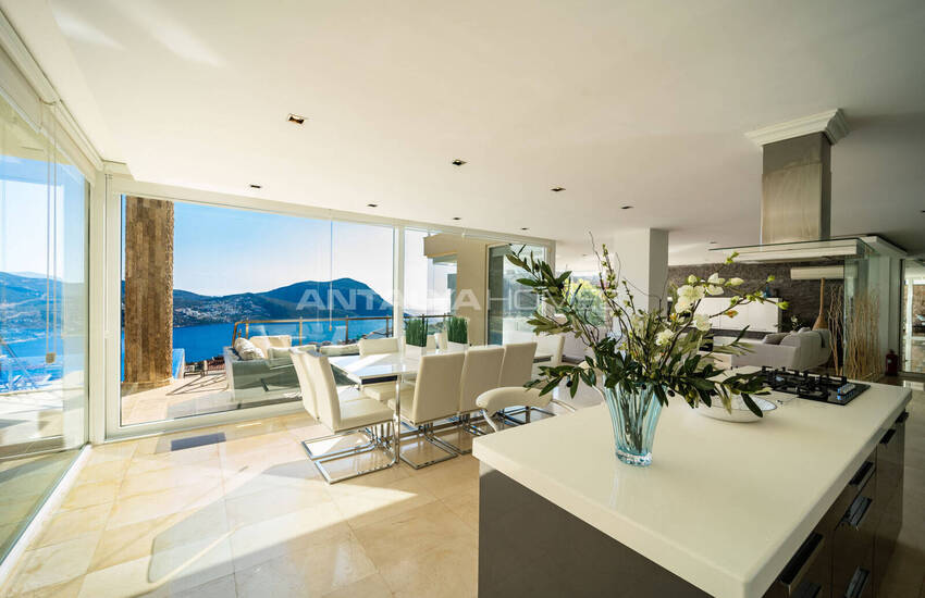 Kaş Kalkan'da Özel Havuzlu Deniz Manzaralı Villa 11