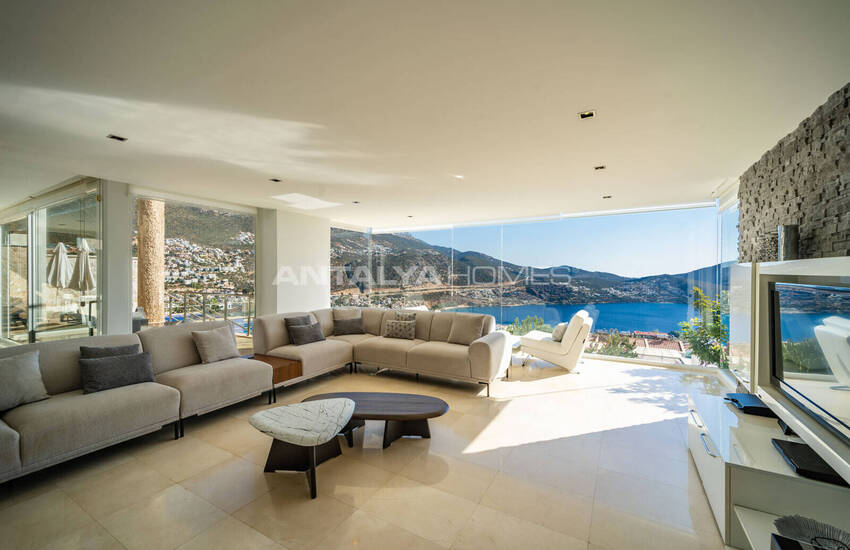 Kaş Kalkan'da Özel Havuzlu Deniz Manzaralı Villa 10