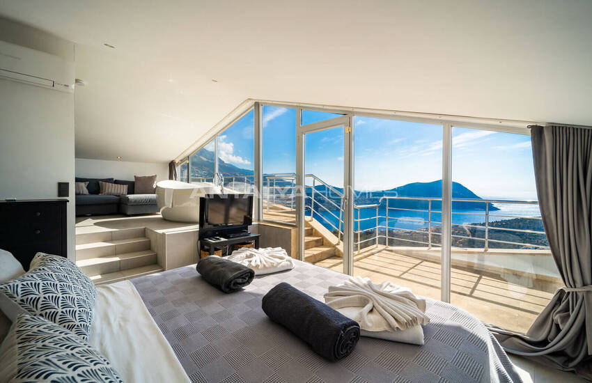 Elegante Villa Met Privézwembad, Tuin En Zeezicht In Kalkan 13