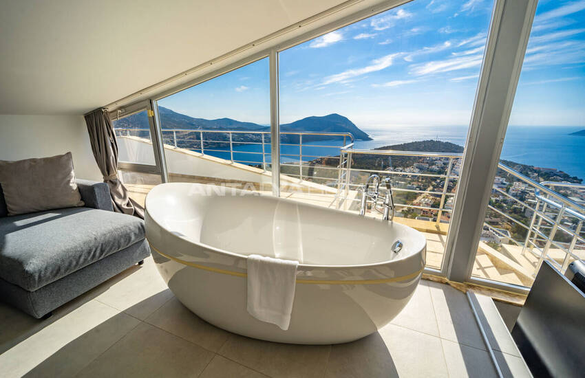 Elegante Villa Met Privézwembad, Tuin En Zeezicht In Kalkan 18