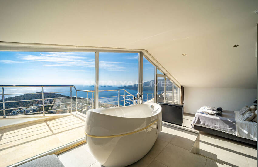 Elegante Villa Met Privézwembad, Tuin En Zeezicht In Kalkan 19
