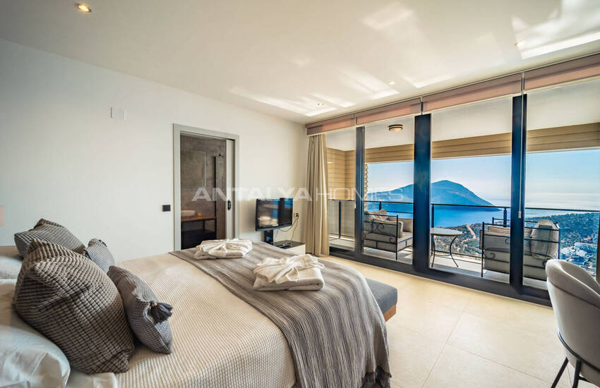 Elegante Villa Met Privézwembad, Tuin En Zeezicht In Kalkan 14