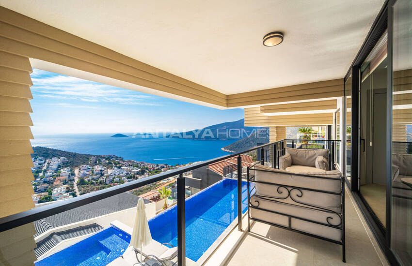 Elegante Villa Met Privézwembad, Tuin En Zeezicht In Kalkan 29