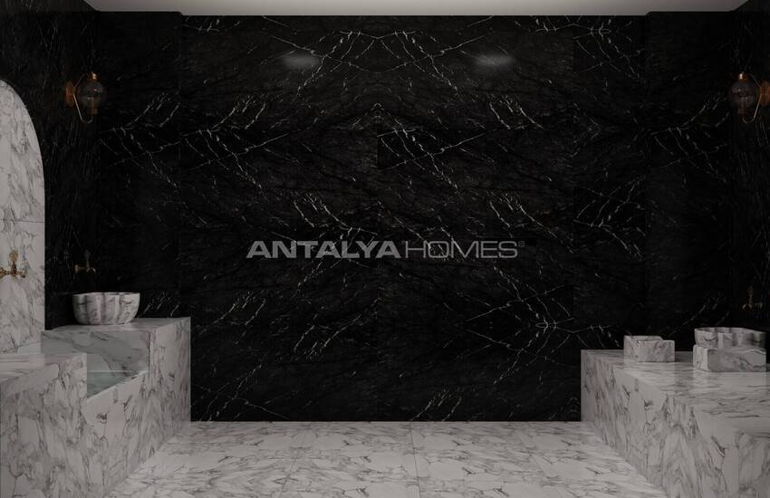 Çankaya, Kepez, Antalya'da Şehir ve Deniz Manzaralı Evler 24