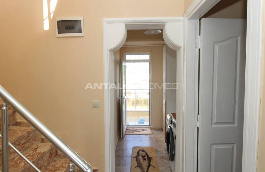 Möblerad Parhusvilla Med Privat Trädgård I Belek Antalya 37