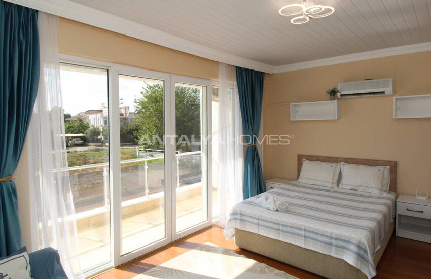 Möblerad Parhusvilla Med Privat Trädgård I Belek Antalya 18