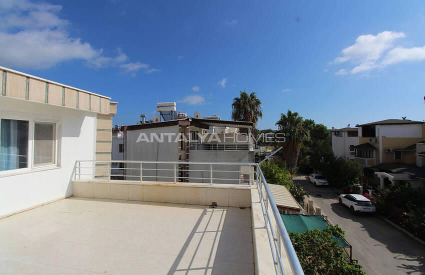 Möblerad Parhusvilla Med Privat Trädgård I Belek Antalya 33