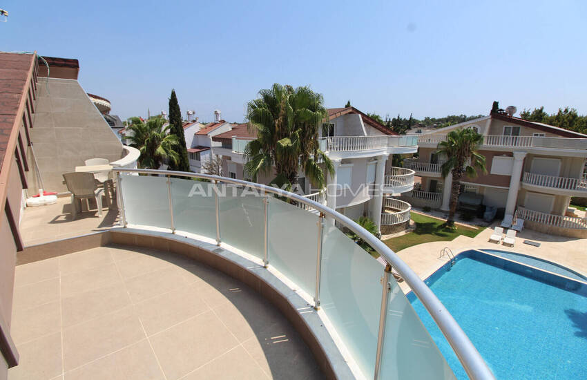 Triplex House with Garden in a Complex in Belek Antalya 41